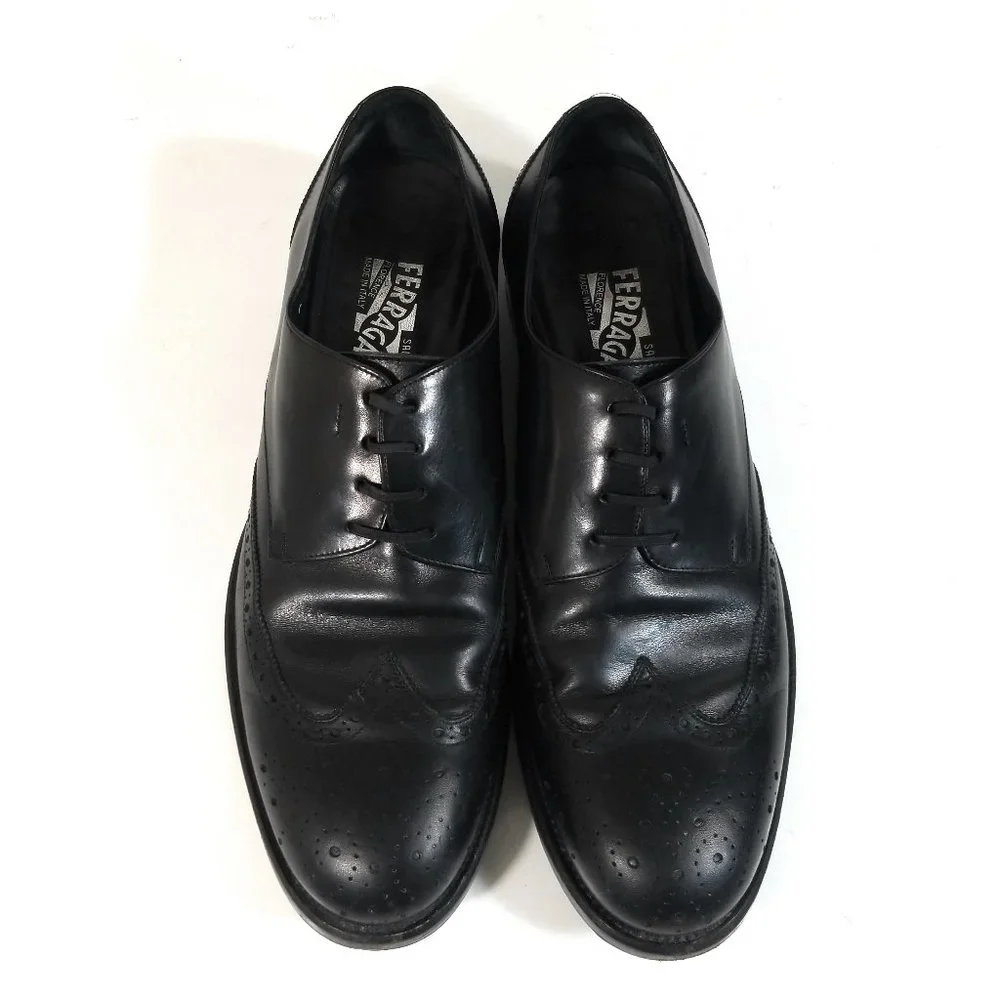 Salvatore Ferragamo Men Wingtip Dress Shoes 11 D